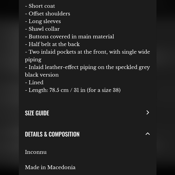 Sezane Bow Wool Short Coat - Picture 8 of 13